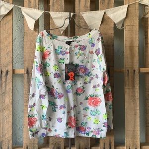 NWT Floral Long Sleeve